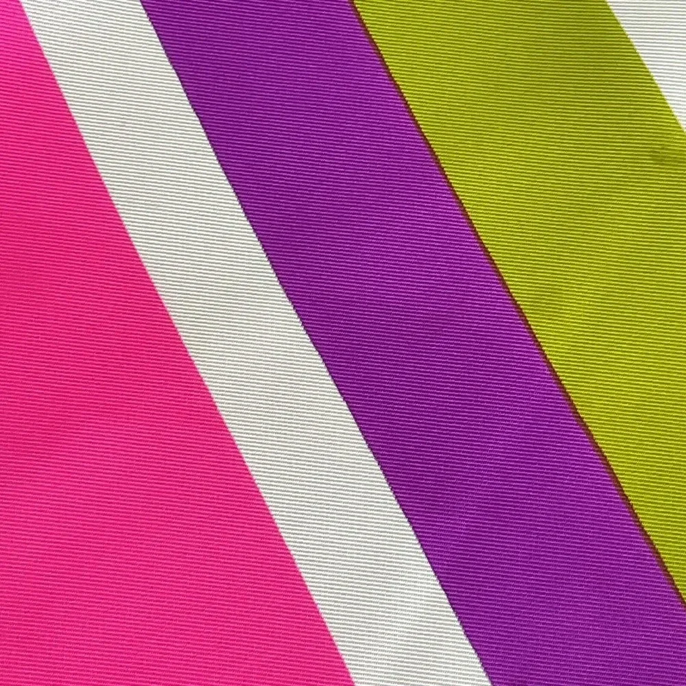 NORMAN NORELL 100% Silk Scarf Geometric Switzerland Fashion Designer 34